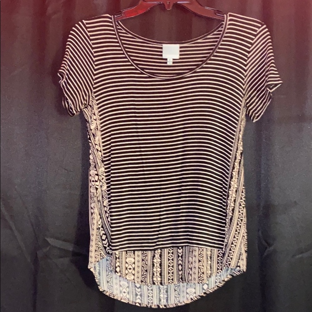 freshwear stripes and tribal print shirt - Picture 1 of 1